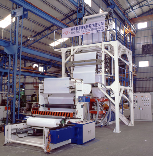 LD/LLDPE Super High Speed Blown Film Line Single Head Type