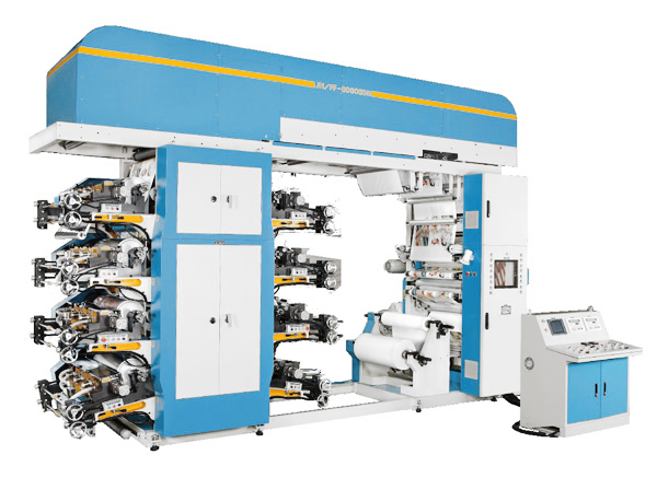 BDN Series – Doctor Blade type 8 COLORS FLEXOGRAPHIC PRINTING MACHINE (OFF-LINE)