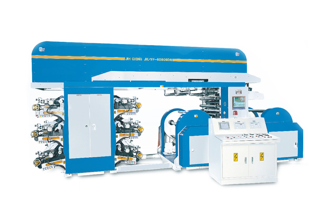 BDN Series – Doctor Blade type 6 COLORS FLEXOGRAPHIC PRINTING MACHINE (OFF-LINE)