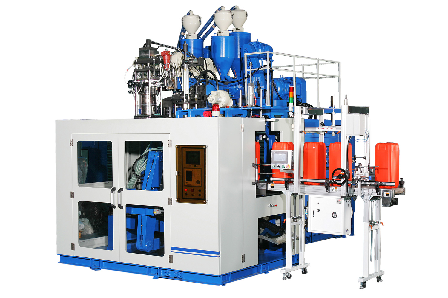 Continuous Extrusion Type Plastic Blow Molding Machine